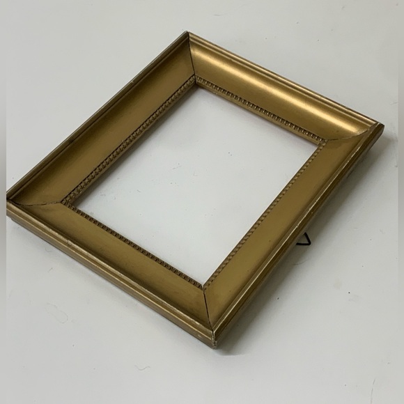 Antique Gold Painted Wooden Portrait Picture Frame - Picture 1 of 14